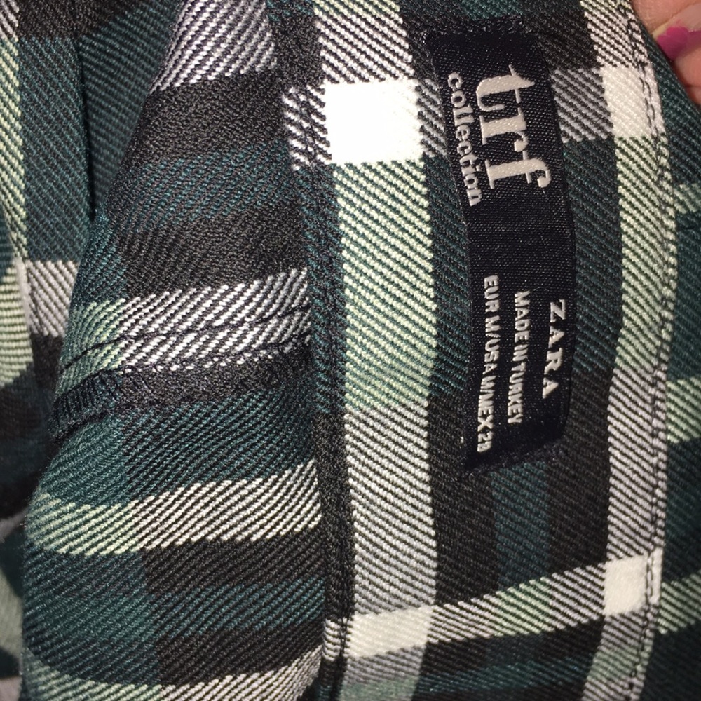 A NWNT Zaras plaid midi skirt - Picture 4 of 5